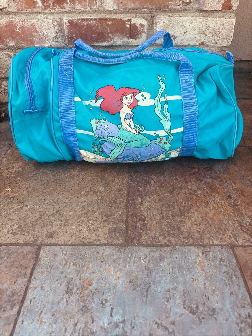 Vintage little mermaid duffle 80’s
